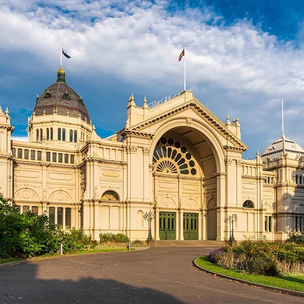Historic Royal Exhibition Building in Carlton, hosting the Baby Expo in Melbourne 2025