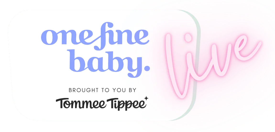 One Fine Baby Live and Tommee Tippee branding at the best baby expo in Melbourne for Aussie parents